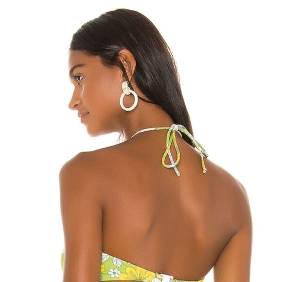 NEW! “Flower Power” Halterneck Bikini Top ☮️ - Picture 4 of 9